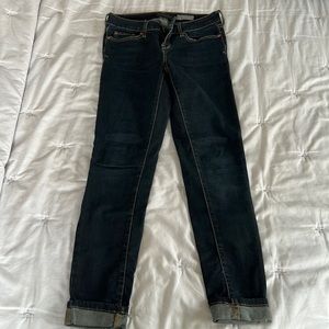 Aeropostale Dark Wash Jeggings Size 0 - Regular